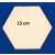 Sześciokąt 13cm , figury geometryczne, plaster miodu , panel ścienny,sklejka , HEKSAGON 13 , cena 1szt